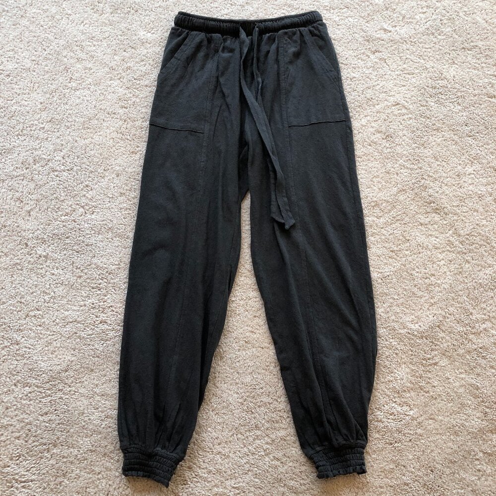 Aerie Drawstring Elastic Waist & Ankle Side Pocket Pant Joggers Size XSmall